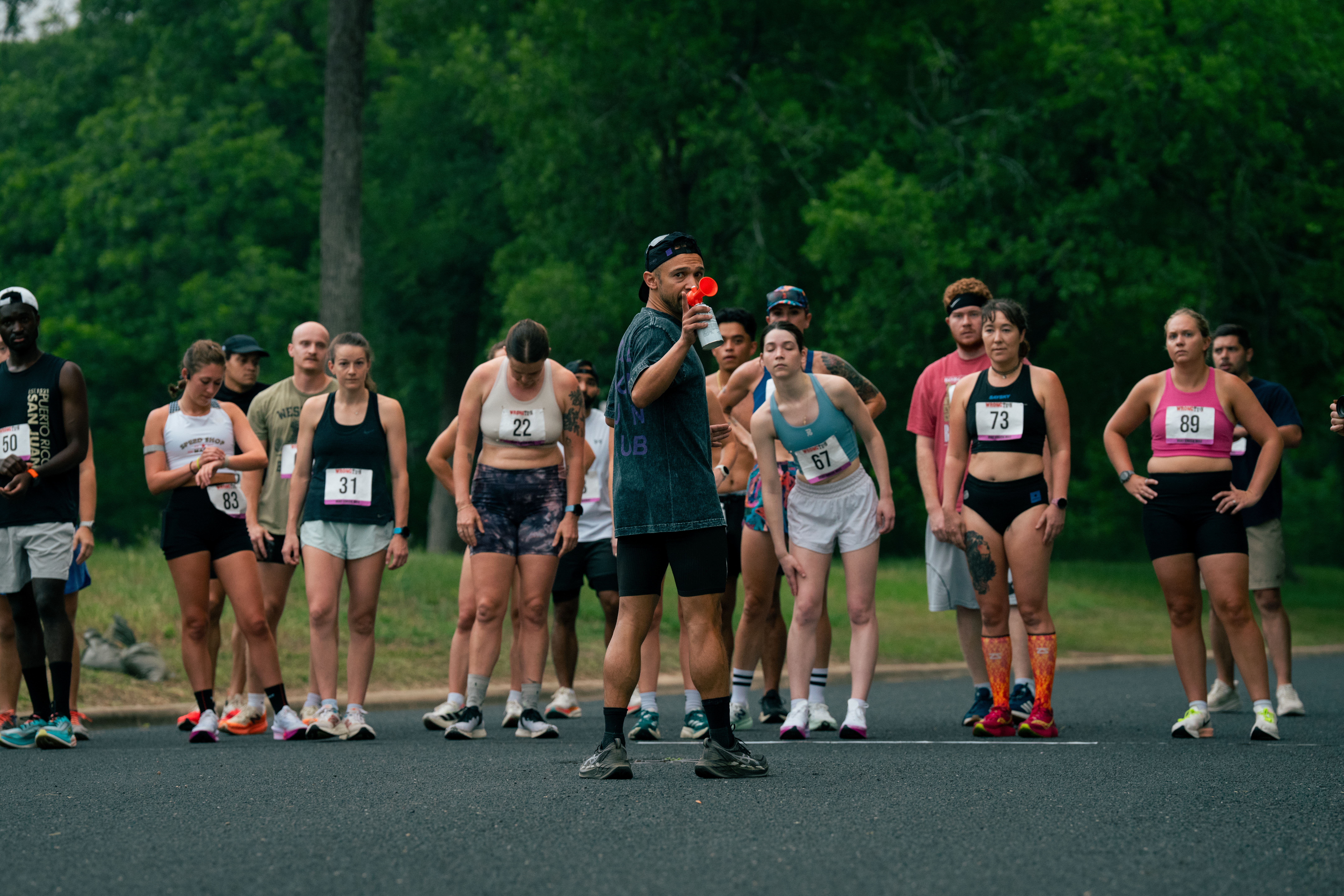 Heatcheck Mile start line